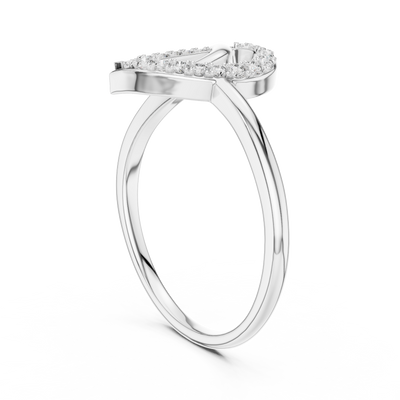 Elowen Curved Diamond Ring