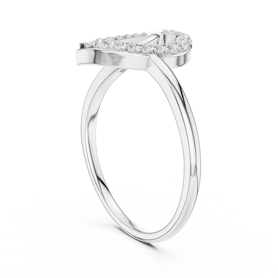 Elowen Curved Diamond Ring