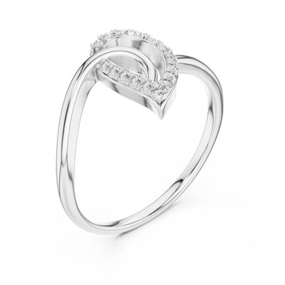 Elowen Curved Diamond Ring