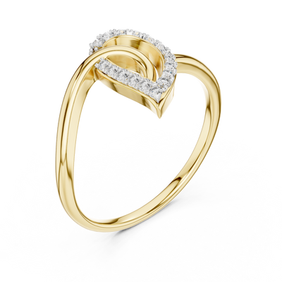 Elowen Curved Diamond Ring