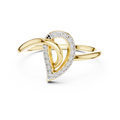 Elowen Curved Diamond Ring