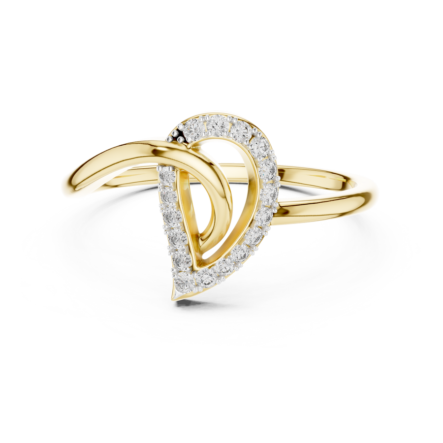 Elowen Curved Diamond Ring