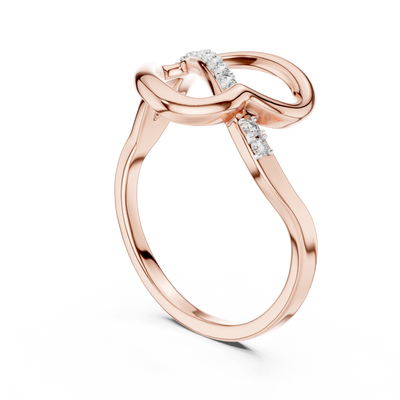 Seravelle Interwoven Diamond Ring