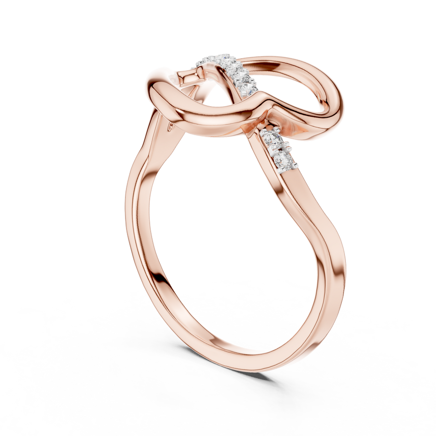 Seravelle Interwoven Diamond Ring