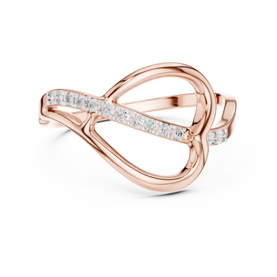 Seravelle Interwoven Diamond Ring