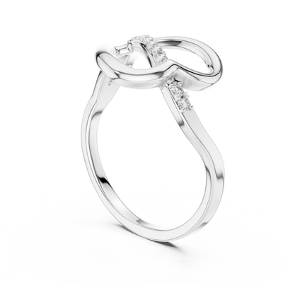 Seravelle Interwoven Diamond Ring