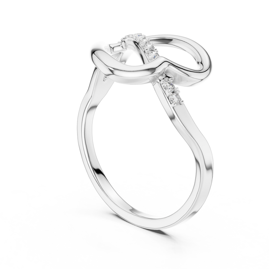 Seravelle Interwoven Diamond Ring