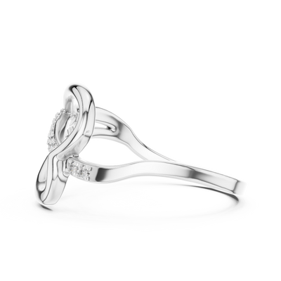 Seravelle Interwoven Diamond Ring