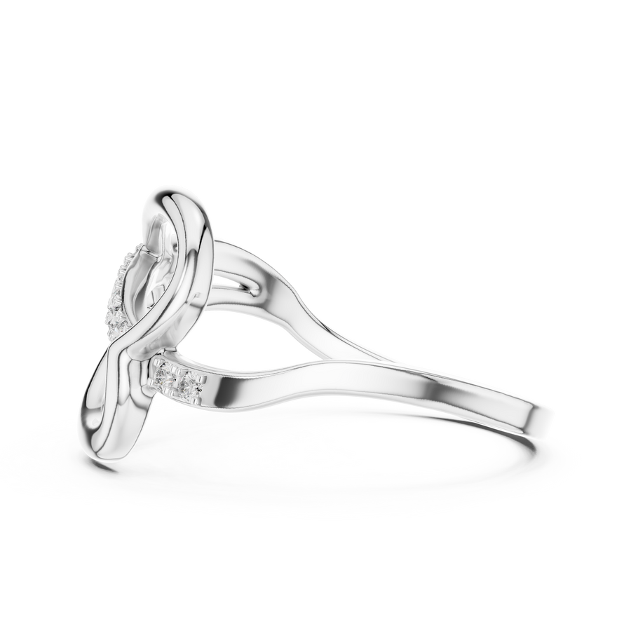 Seravelle Interwoven Diamond Ring