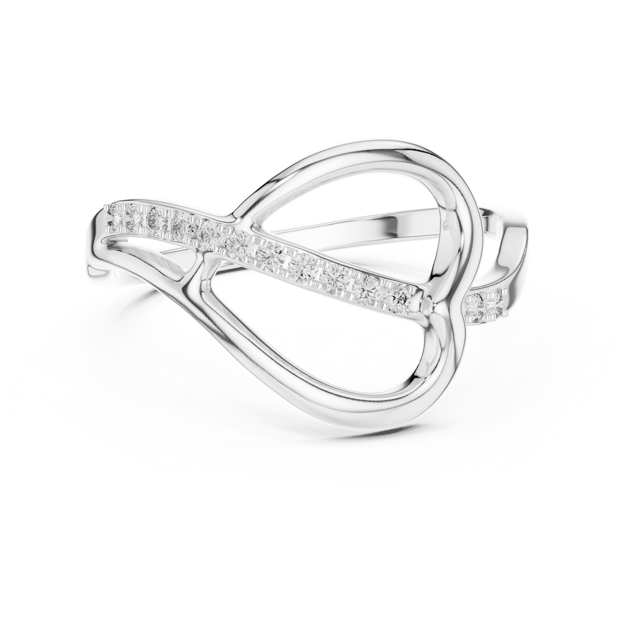 Seravelle Interwoven Diamond Ring