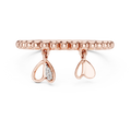 Aurelia Beaded Curve Diamond Ring