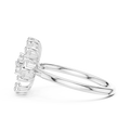 Marivelle Floral Halo Diamond Ring