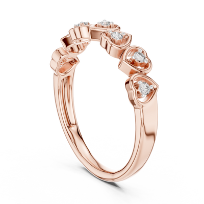 Valoria Heart Motif Diamond Ring
