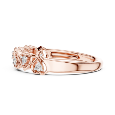 Valoria Heart Motif Diamond Ring