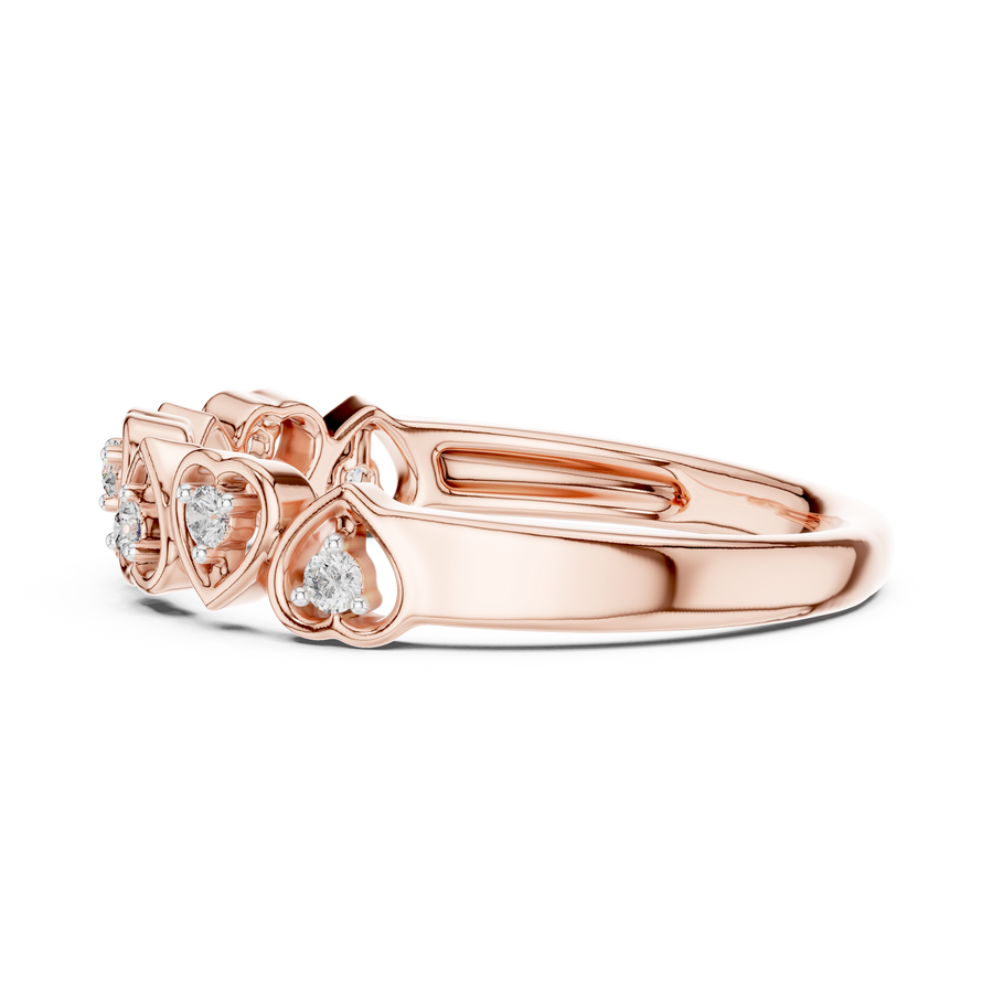Valoria Heart Motif Diamond Ring