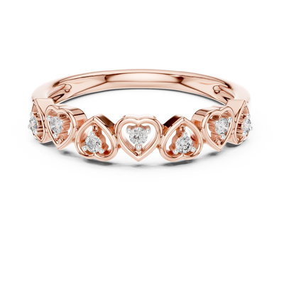 Valoria Heart Motif Diamond Ring