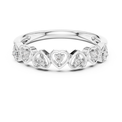 Valoria Heart Motif Diamond Ring