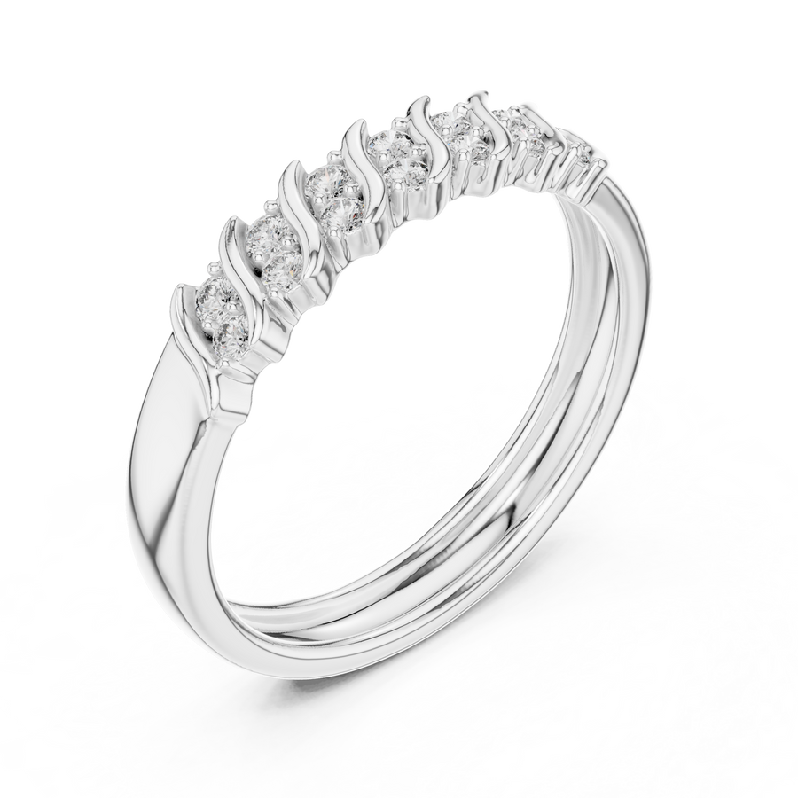 Aurelia Woven Diamond Ring