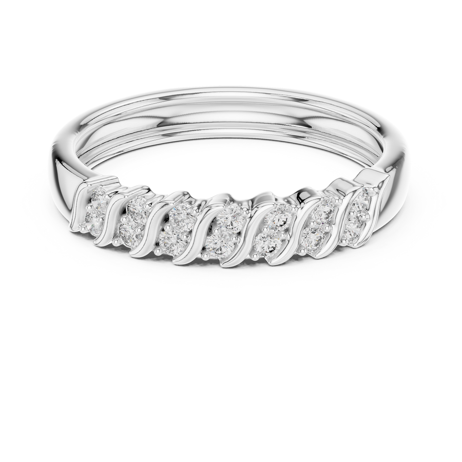 Aurelia Woven Diamond Ring