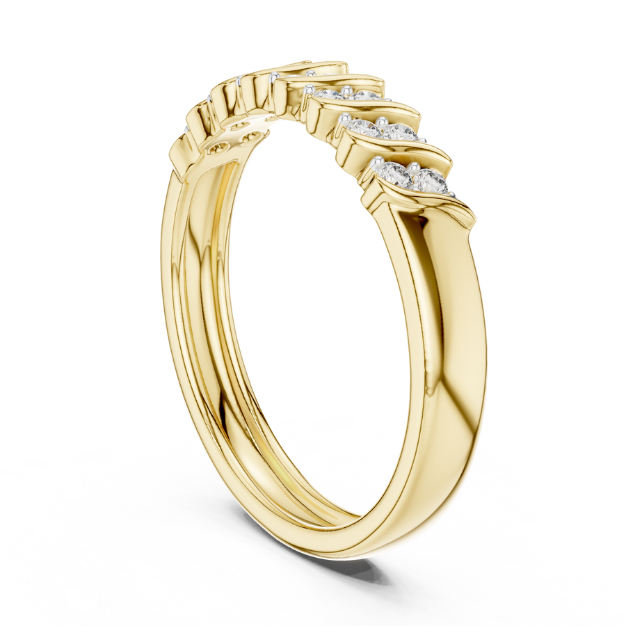 Aurelia Woven Diamond Ring