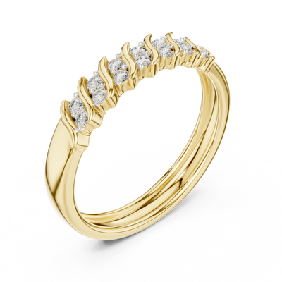 Aurelia Woven Diamond Ring