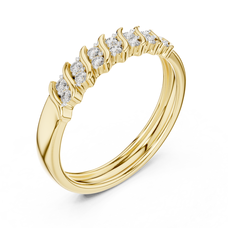 Aurelia Woven Diamond Ring