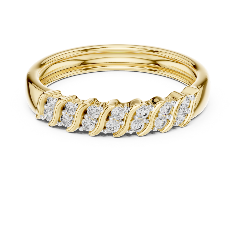 Aurelia Woven Diamond Ring