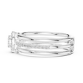 Celestienne Round Cluster Pavé  Diamond Ring