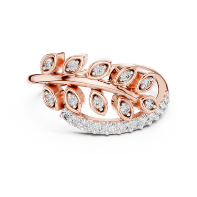 Virellienne Sculpted Pavé Diamond Ring