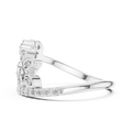 Virellienne Sculpted Pavé Diamond Ring