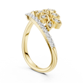 Virellienne Sculpted Pavé Diamond Ring