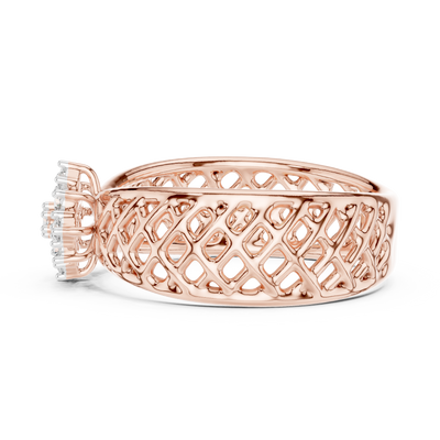 Averienne Woven Pavé Diamond Ring