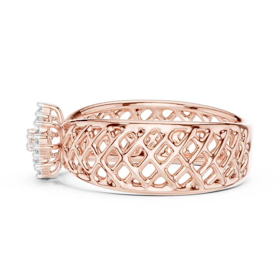 Averienne Woven Pavé Diamond Ring