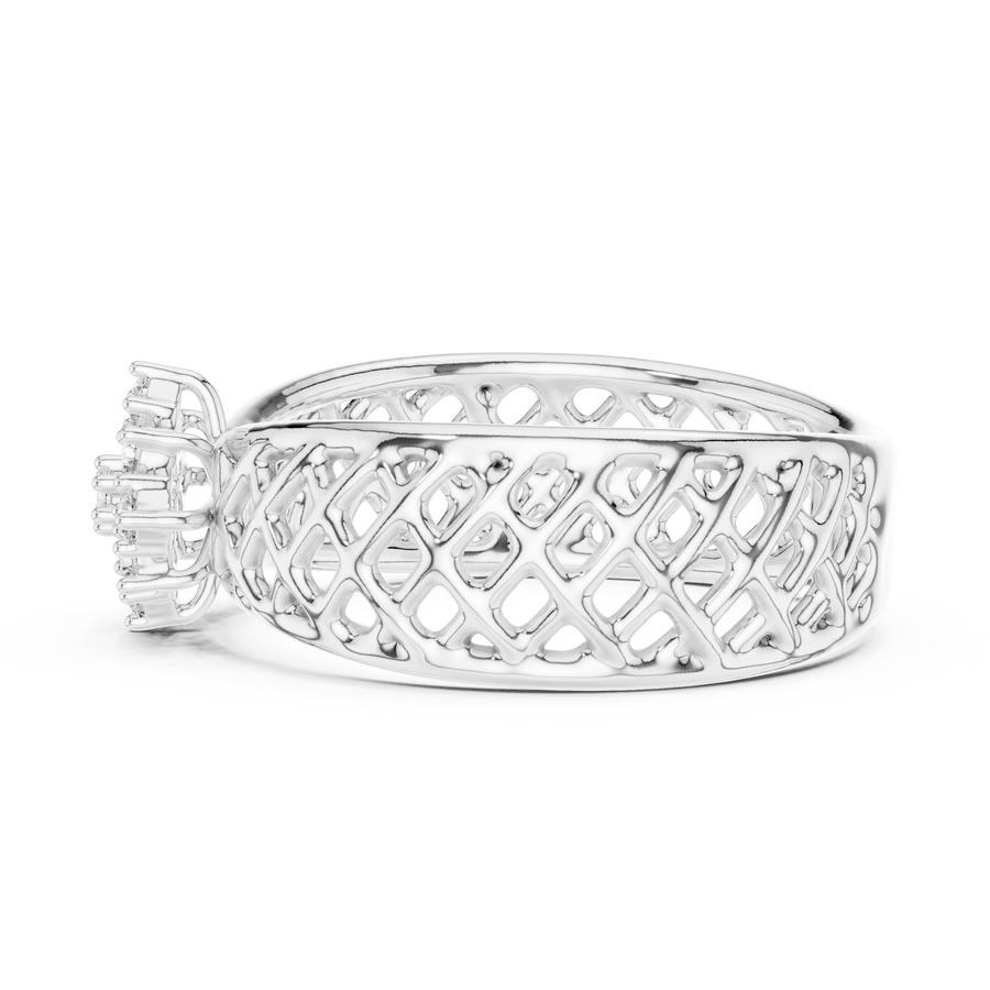 Averienne Woven Pavé Diamond Ring