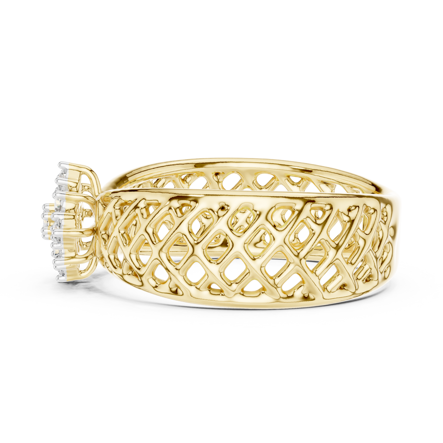 Averienne Woven Pavé Diamond Ring
