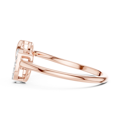 Virellia Intertwined Diamond Ring