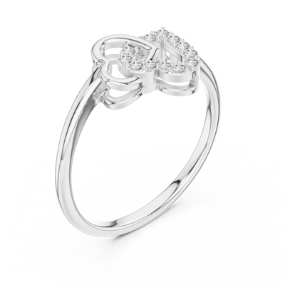Virellia Intertwined Diamond Ring