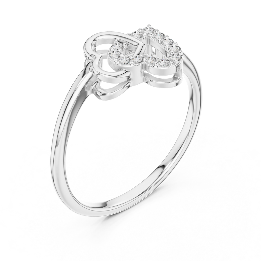 Virellia Intertwined Diamond Ring