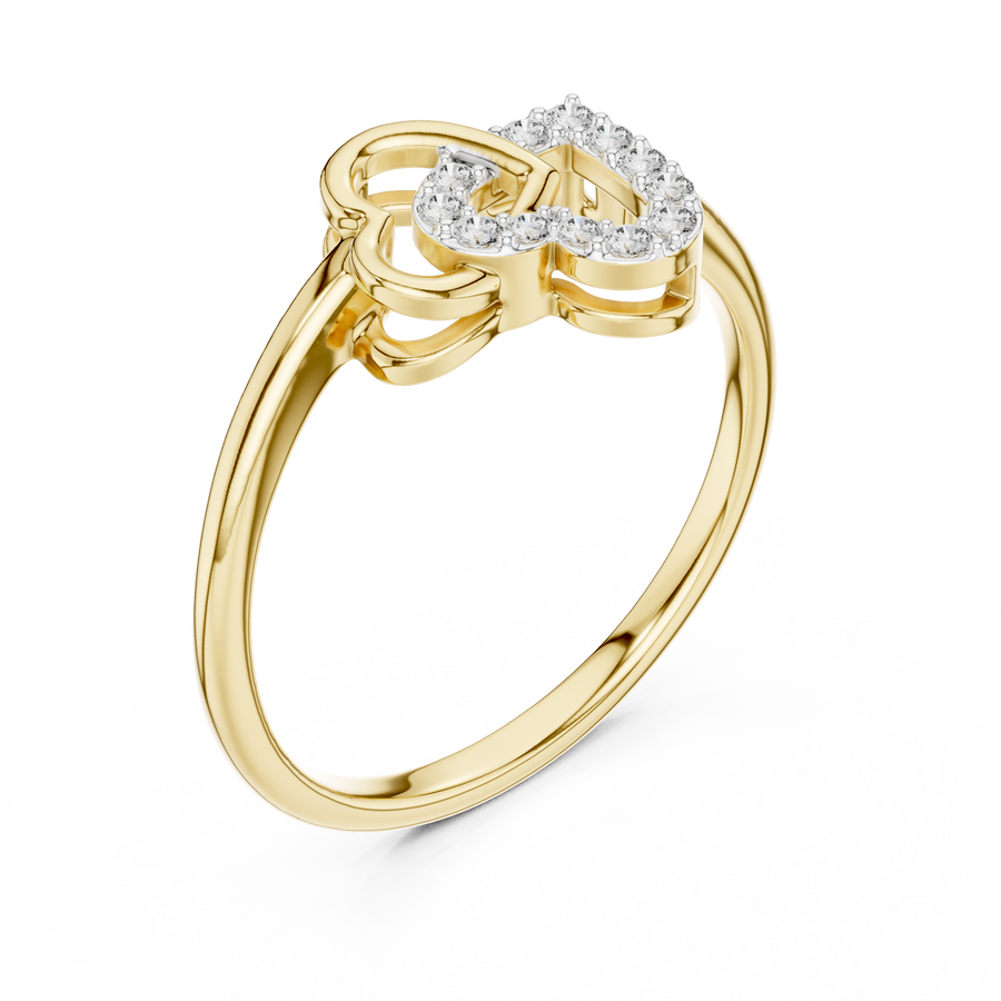 Virellia Intertwined Diamond Ring