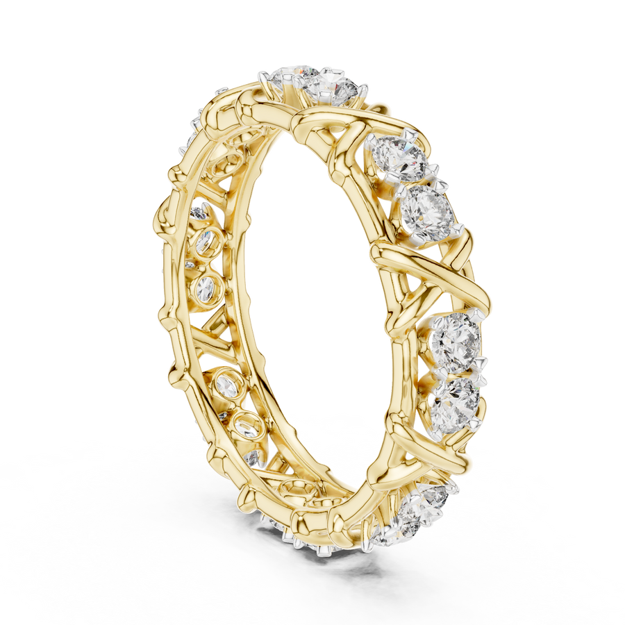 Elarienne Interwoven Diamond Ring