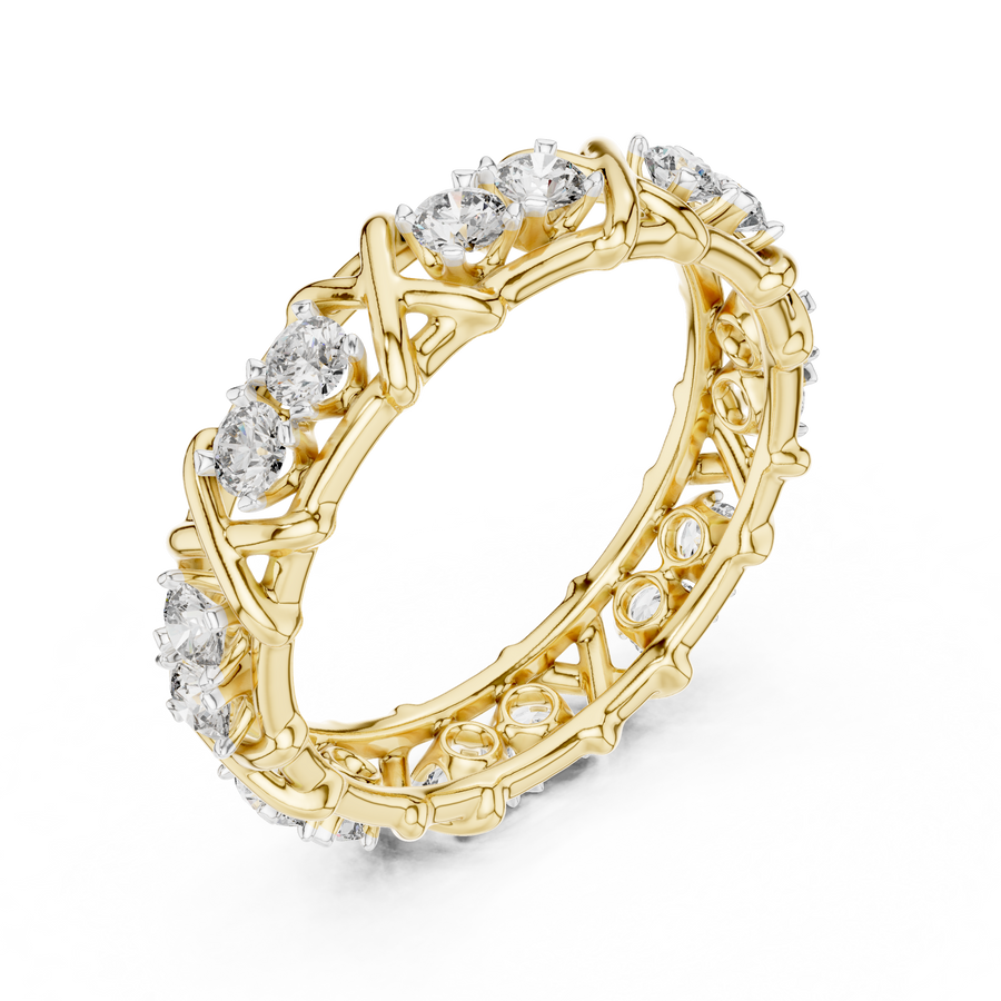 Elarienne Interwoven Diamond Ring