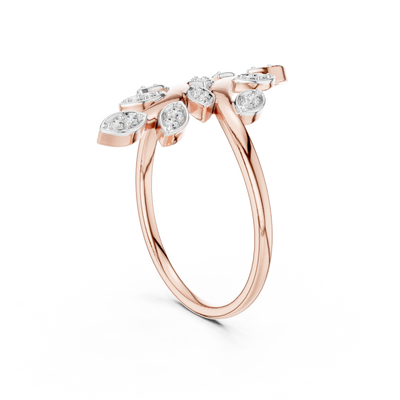 Avelienne Botanical Vine Diamond Ring