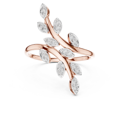 Avelienne Botanical Vine Diamond Ring