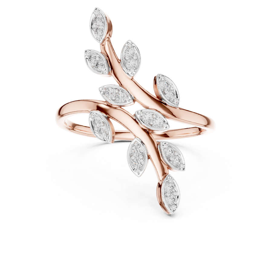 Avelienne Botanical Vine Diamond Ring