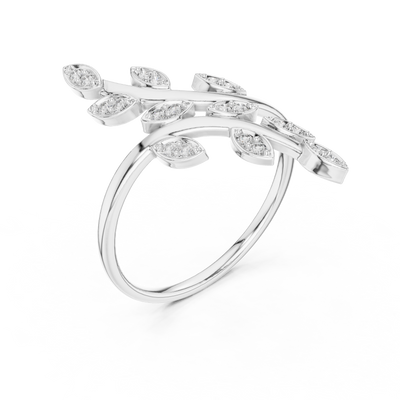 Avelienne Botanical Vine Diamond Ring
