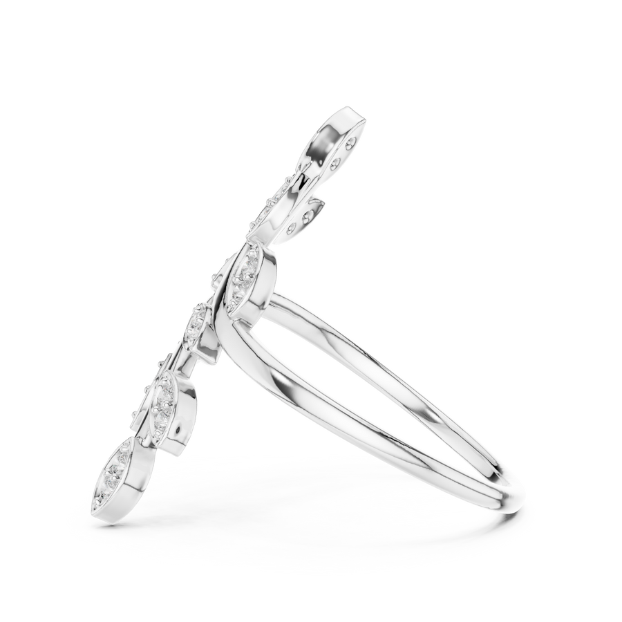Avelienne Botanical Vine Diamond Ring