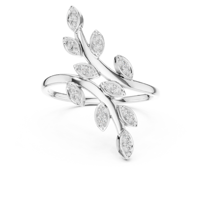 Avelienne Botanical Vine Diamond Ring
