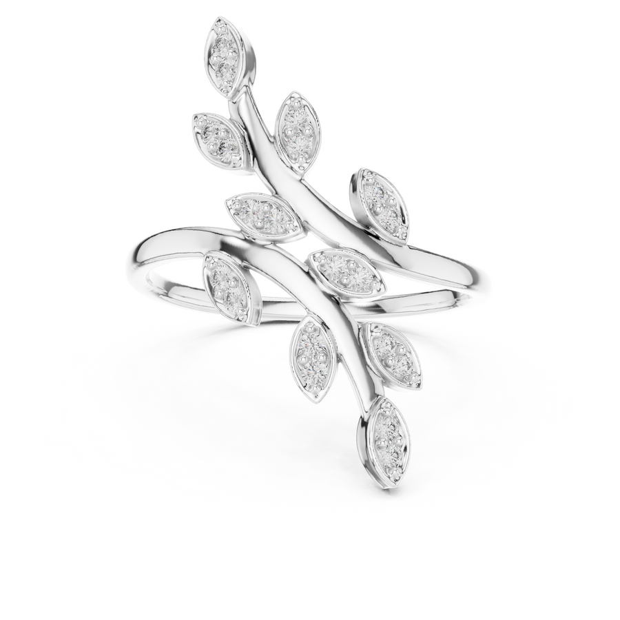 Avelienne Botanical Vine Diamond Ring