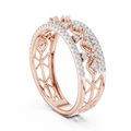 Seravienne Lattice U-Cut Diamond Ring