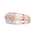 Seravienne Lattice U-Cut Diamond Ring